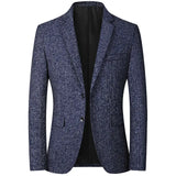 New Blazers Men Fashion Slim Casual Suits Coats