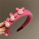 Korean Colorful Bear Headband Girl Cartoon Headwear Kids