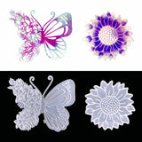 Large Butterfly Resin Mold Sunflower Silicone Mold