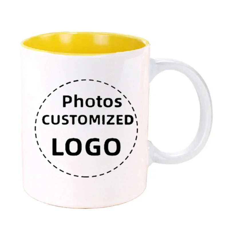 Customized Photos/Logo Printed DIY Coffee Mugs Personalized Tea