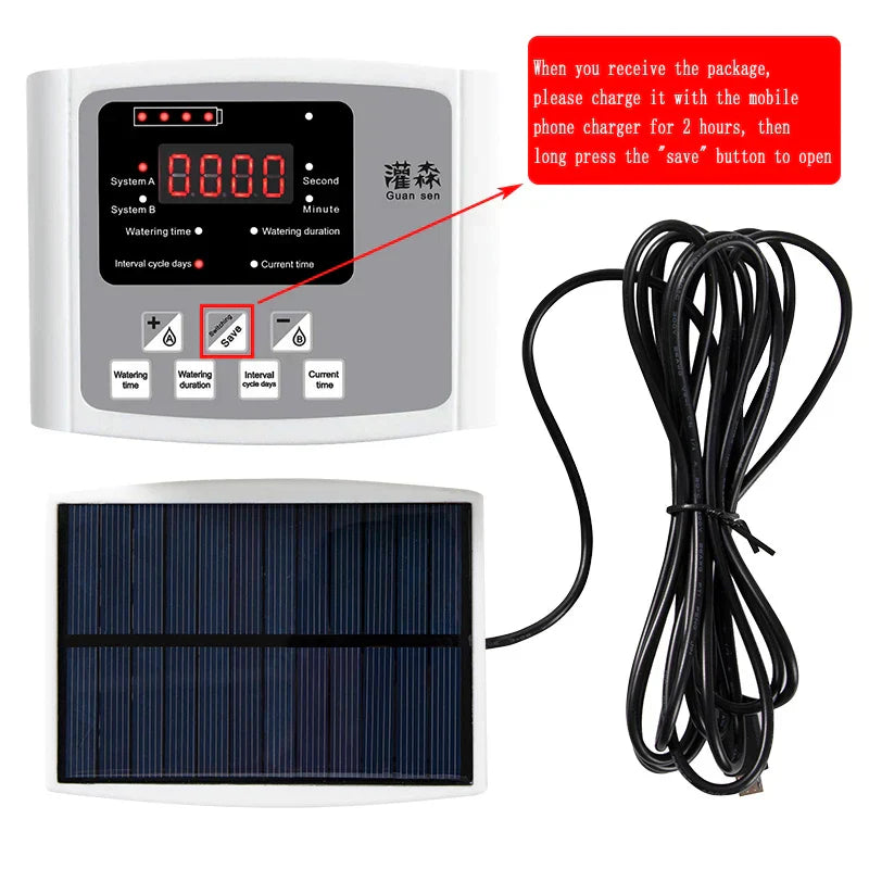 1/2 Pump Intelligent Drip Irrigation Water Pump Timer