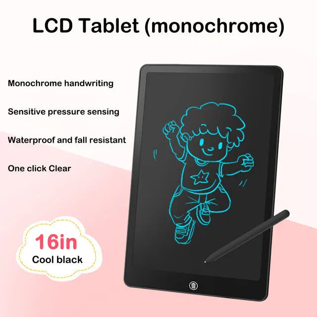 New 16inch Children Magic Blackboard LCD Drawing Tablet