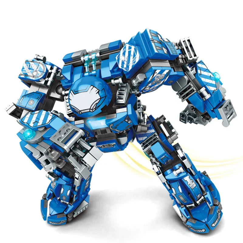 Superheroes Mecha Building Blocks Toys for Boys Super