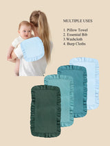 4Pcs/Set Soft Muslin Cotton Gauze Shoulder Rag Baby