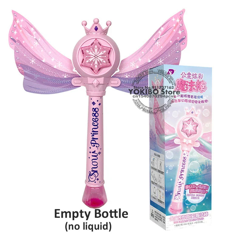 Bubble Wands for Kids Girls Light Up LED