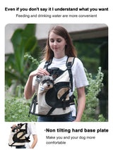 Puppy Kitten Travel Chest Sling Bag Pet Front