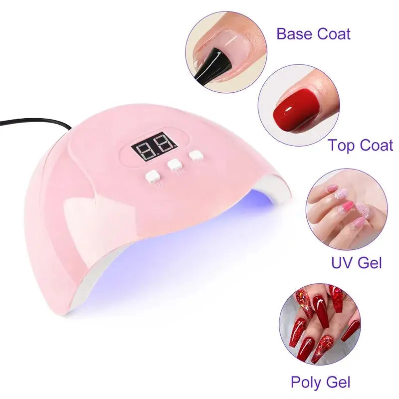 UV LED Lamp Kit With 20000RPM Electric Nail