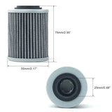 2PCS4PCS 420956124 Automobile Oil Filter 293300086 420650500 420256188