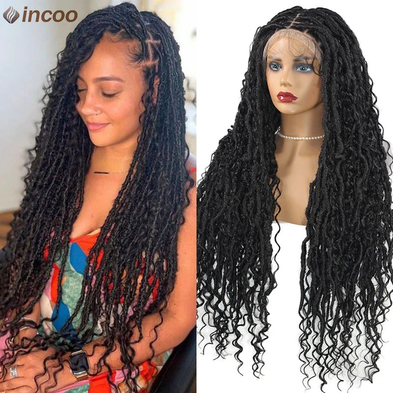 32 Inch Boho Full Lace Front Wig Knotless