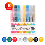 36 Colors Acrylic Paint Markers Pens Set for