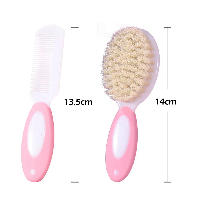 2pcs/let Baby Care Comb Set Anti-scratch Girl Hairbrush