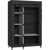 Canvas Wardrobe Portable Closet Wardrobe Clothes Storage with