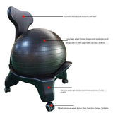 Balance Ball Chair Exercise Fitness Stability Yoga Ball
