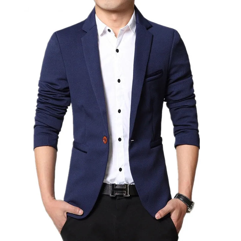 2023 Spring Autumn New Men Blazer Fashion Slim