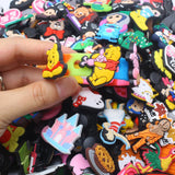 5103050100Pcs Hybrid Classic Cartoon Shoes Charms Decoration Fit