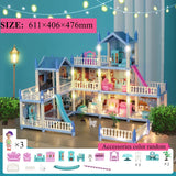 3d Assembly Diy Doll House Miniature Model Doll
