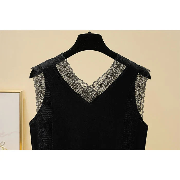Large Plus Size 3XL 4XL Women Knitted Vest
