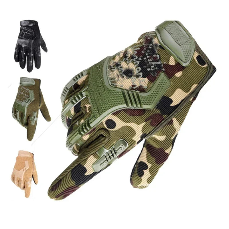 Tactical Military Gloves Half Finger Paintball Airsoft Shot