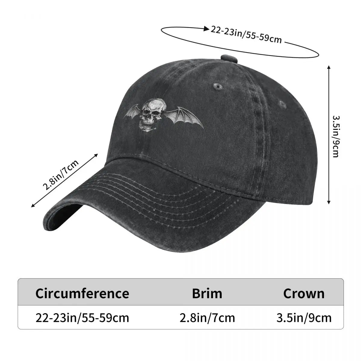 Skull Demon Avenged Sevenfold Band Trucker Hat Outfits