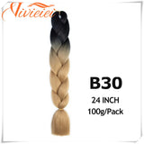 6 Pcs 24" Jumbo Synthetic Braids Hair Extensions