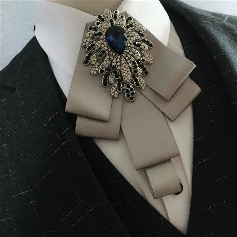 Men's Bow Tie Corsage Pocket Towel Sets British