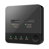 USB 3.1 M.2 SATA NGFF Dual-Bay SSD Enclosure