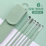 6PCS Stainless Steel Earpick Ear Cleaner Spoon Wax