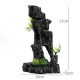 Fish Tank Plant Rockery Multi-style Aquarium Decoration,Resin Artificial