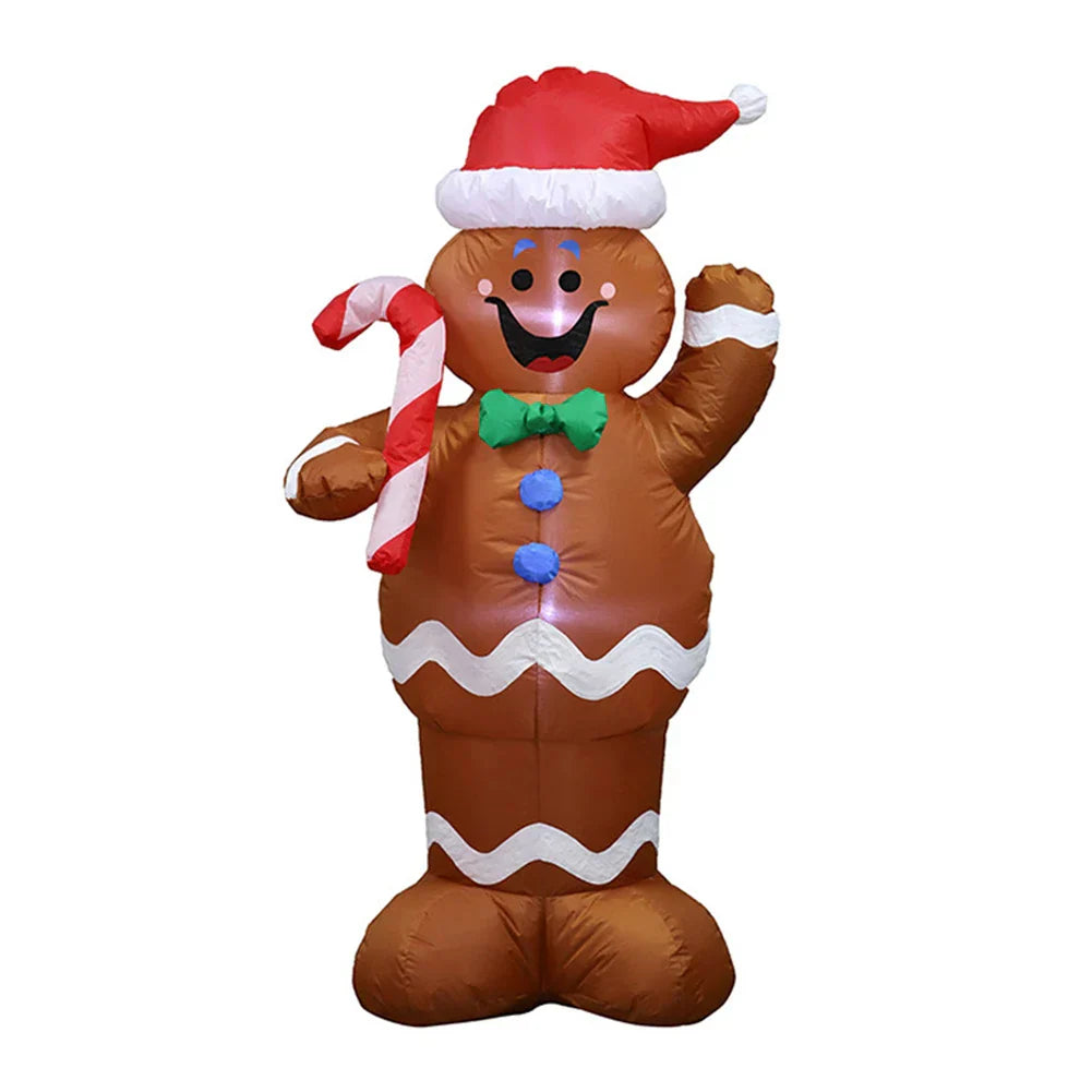 2.4M Christmas Inflatable Outdoor Doki Toy LED Light