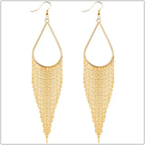 Baroque Long Tassels Dangle Earrings for Women Accessories