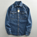 Heavy Duty Denim Shirt for Boys with Loose