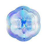 3D Butterfly Bird Repeller Spinner Wind Chimes Hanging