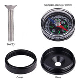 Handlebar Compass Lightweight Hiking Compass Waterproof Motorcycle Compass