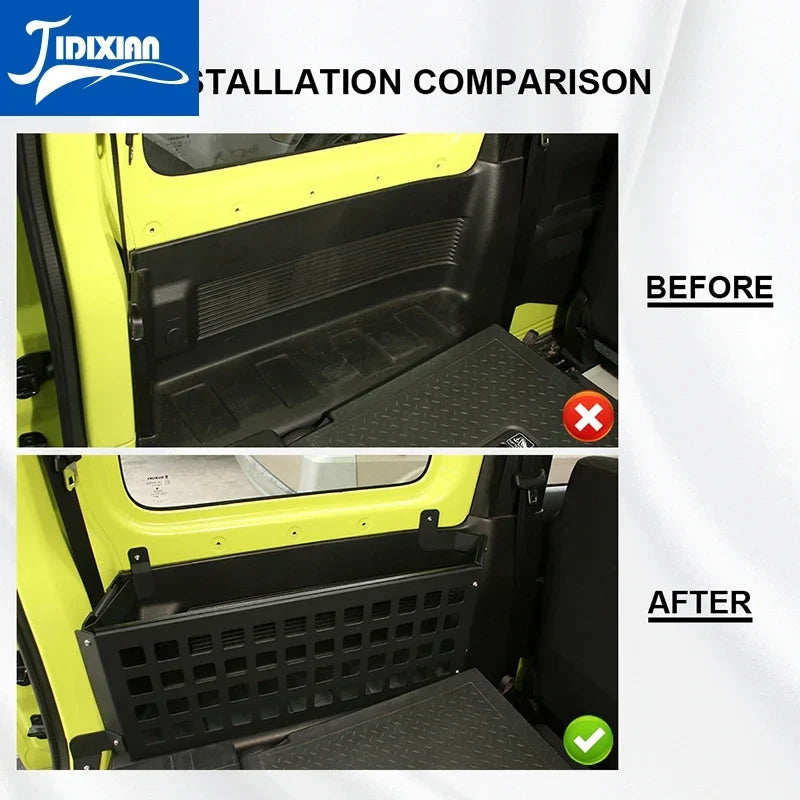 JIDIXIAN Stowing Tidying Car Trunk Side Storage Box