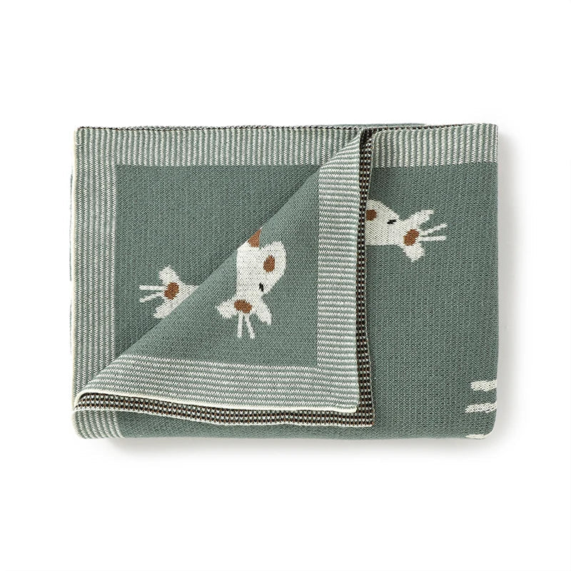 Newborn Baby Blankets Super Soft Knitted Infant Kids