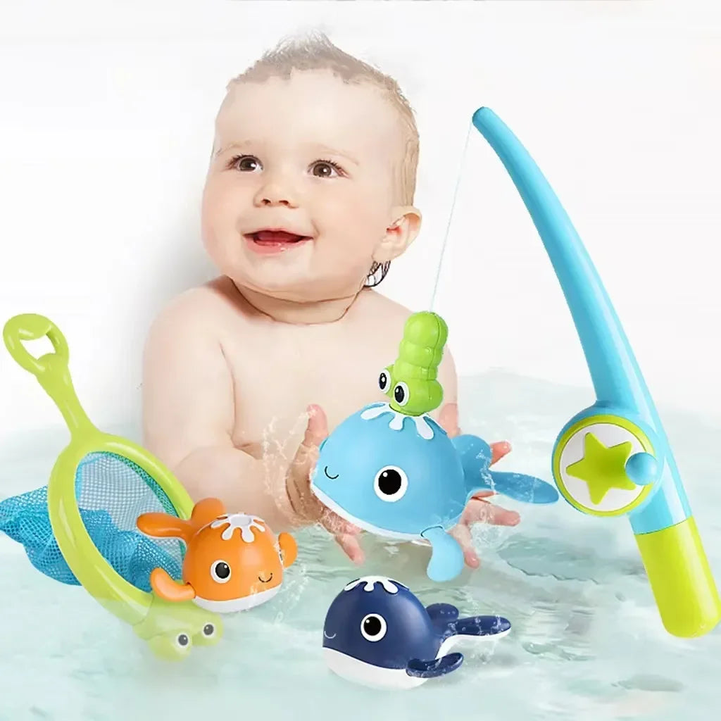 Cute Baby Bath Toy Kids Fishing Toy Set