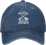 Guitar Lovers Hat It's Not Hoarding If It's