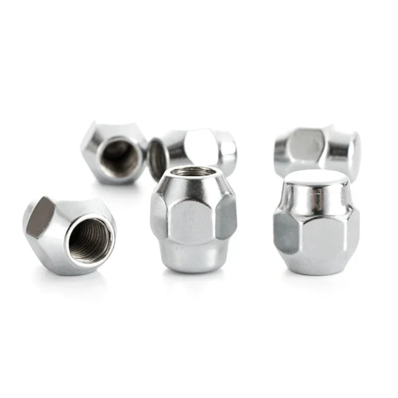 1Set Wheel Nuts Conical Collar Closed Replacement Parts