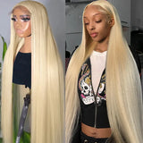 Tewjig HD Transparent 613 Straight 13x6 Lace Front