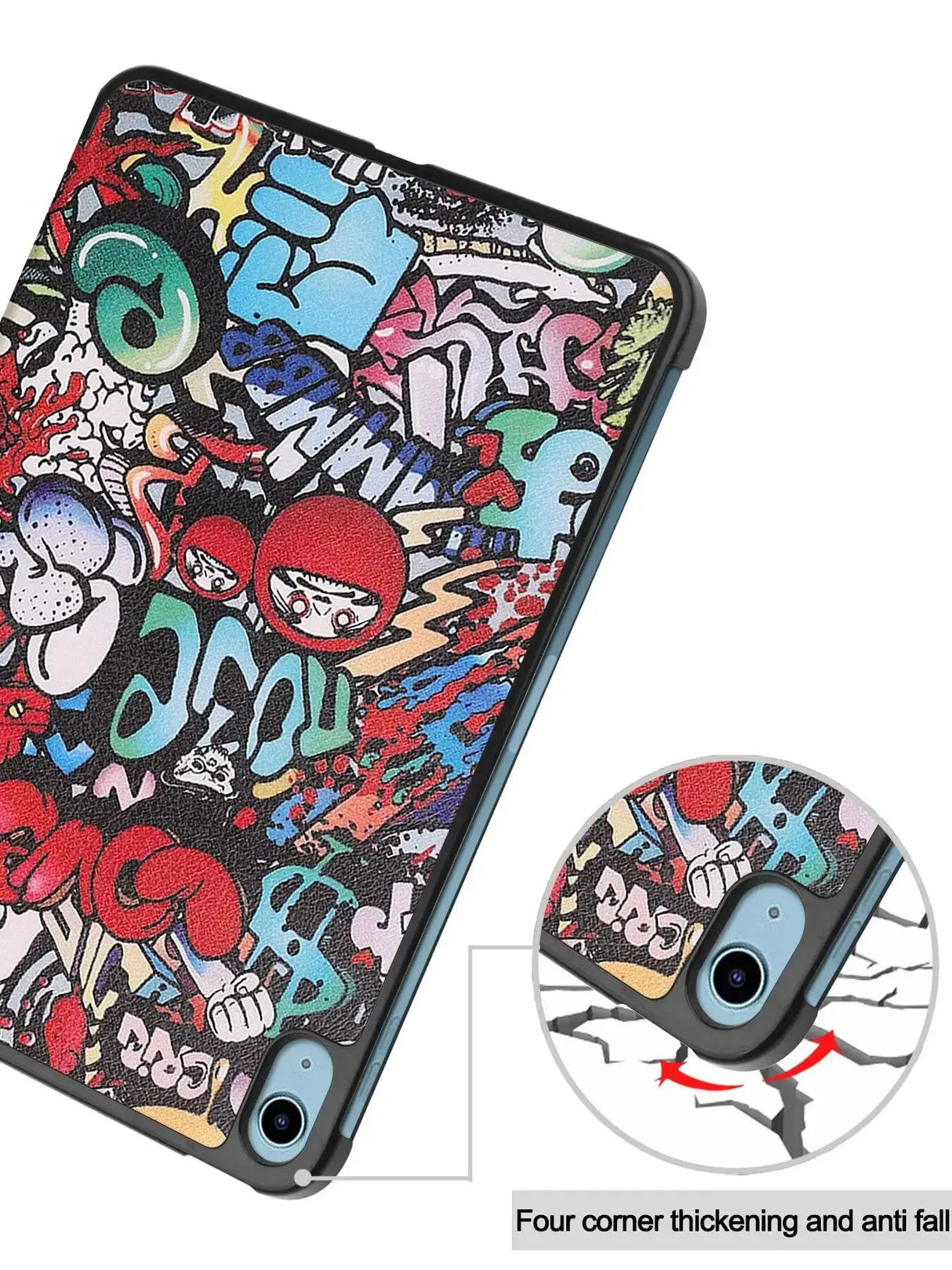 IPad 10.8 Inch Shell Apple Tablet Painted Graffiti