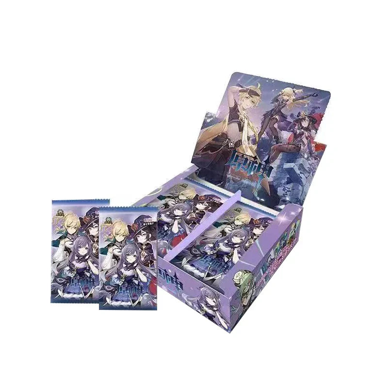 Genshin Impact Cards Anime TCG Game Collection Pack