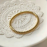 Fashion Punk Gold Color Bangles for Women Trendy