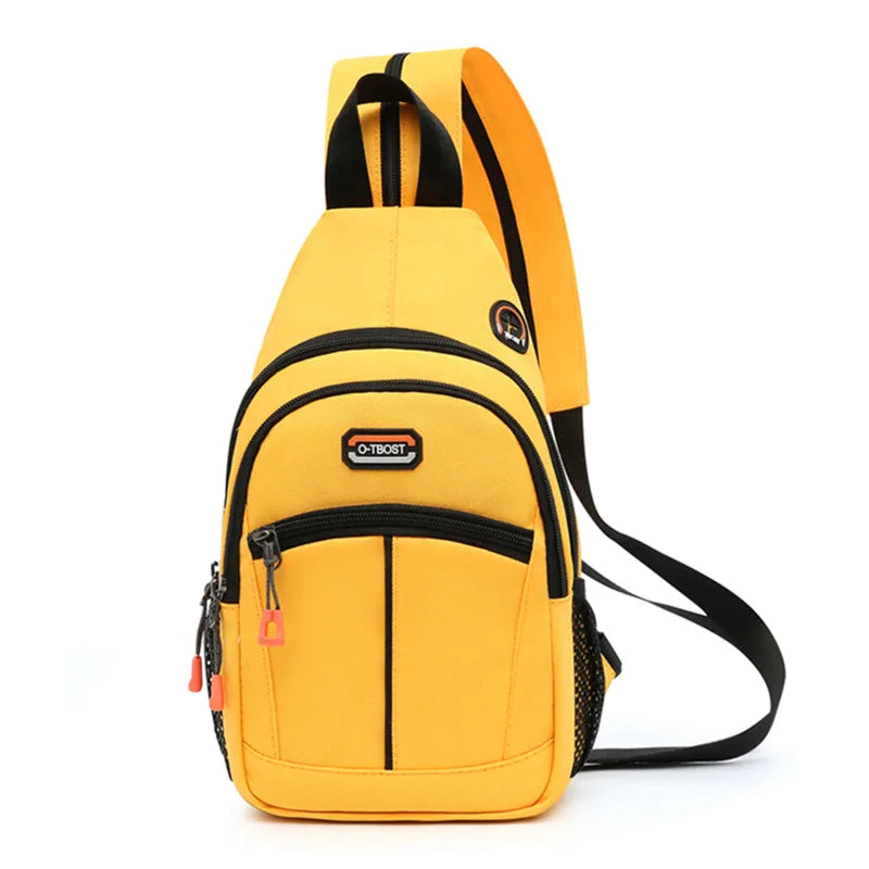 Men Women Polyester Shoulder Bags Outdoor Nylon Fanny