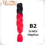 6 Pcs 24" Jumbo Synthetic Braids Hair Extensions