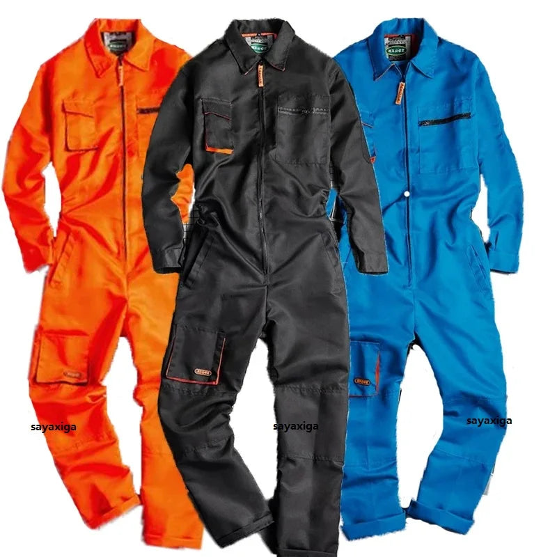 Work Overall Uniform Men Women Working Coveralls Welding