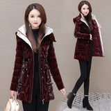New Down Cotton Coat Women 2023 Korean Cotton