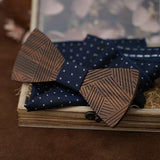 Funny Dad Wooden Bow Tie World's Greatest Farter