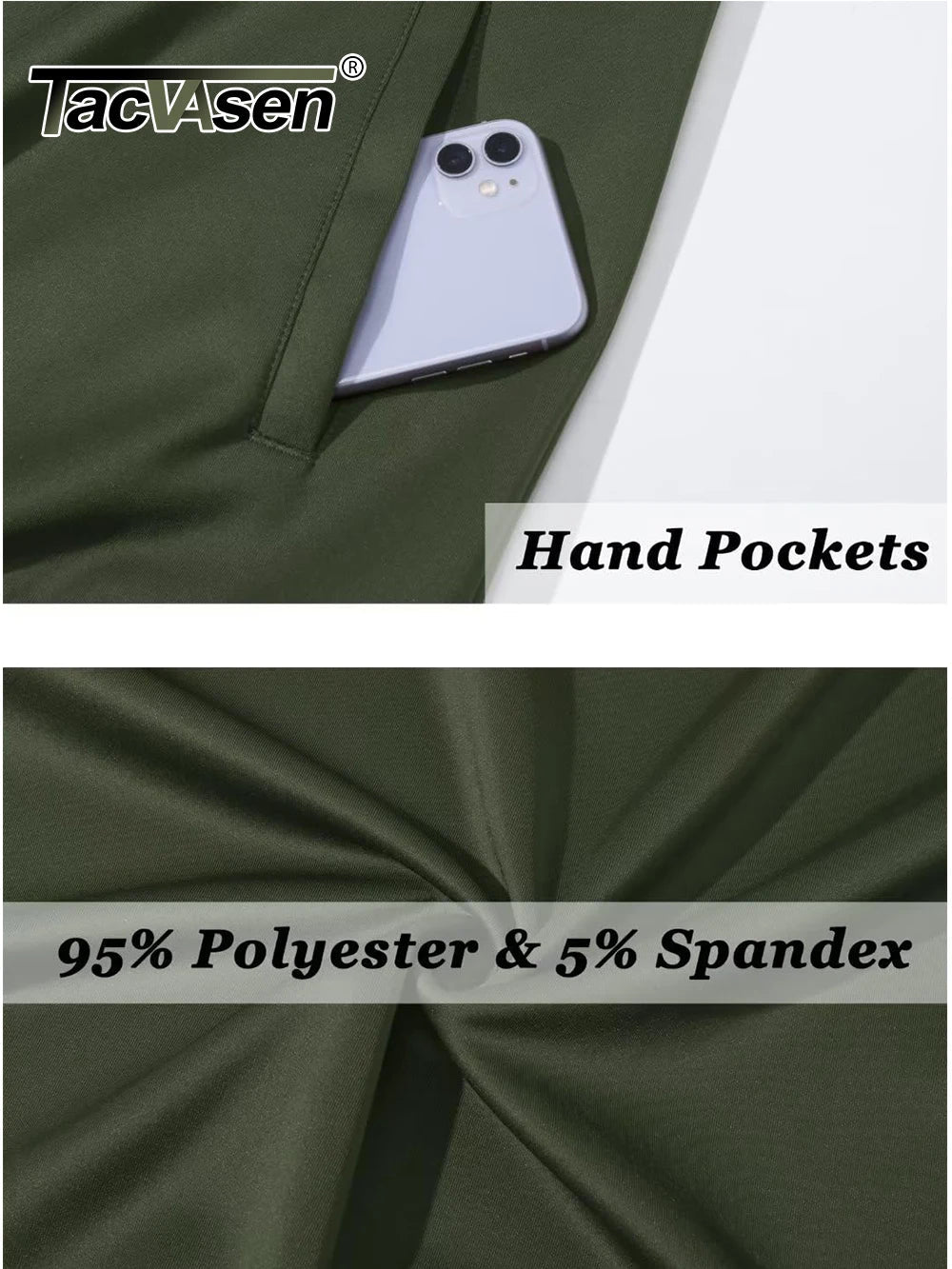 TACVASEN Full Zip UP Track Jackets Mens Lightweight