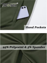 TACVASEN Full Zip UP Track Jackets Mens Lightweight