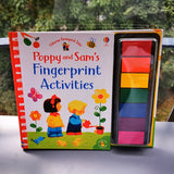 Usborne Children Fingerprint Books with Rubber Stamp Ink